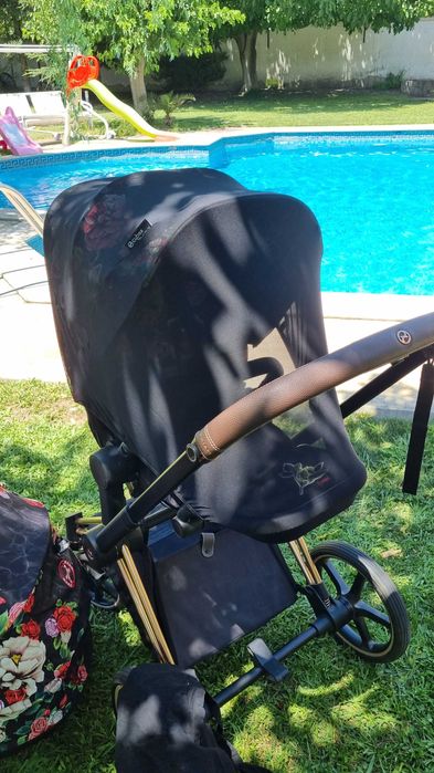 Детска количка Cybex PRIAM rose gold blossom spring