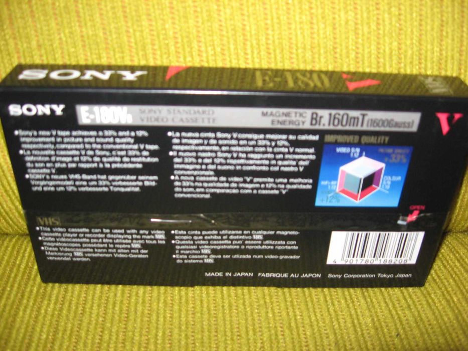 Продам новые Sony и распечатанные видеокассеты NATIONAL в идеале.