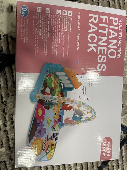 Развивающий пианино коврик