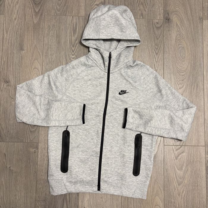 Nike Tech Fleece яке/горнище – сиво, размер S