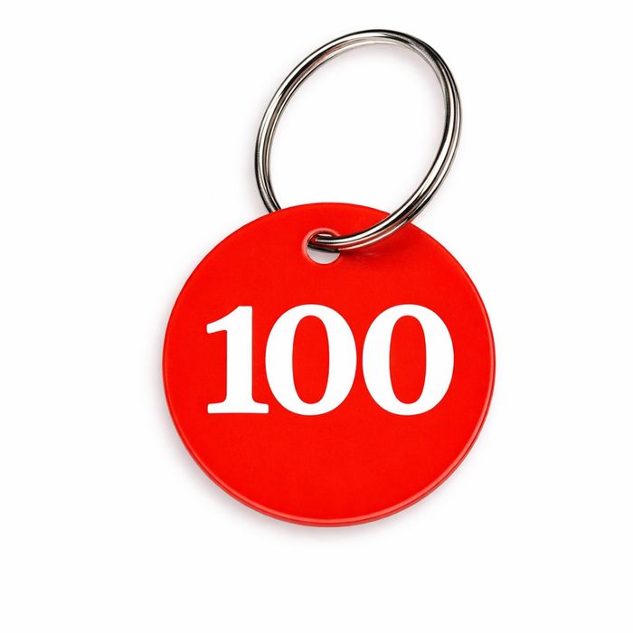 Брелок бирка пластиковая номерная водостойкая | бирки для ключей гарде