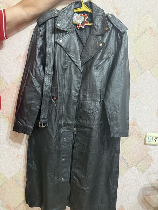 Плащ натуральная кожа