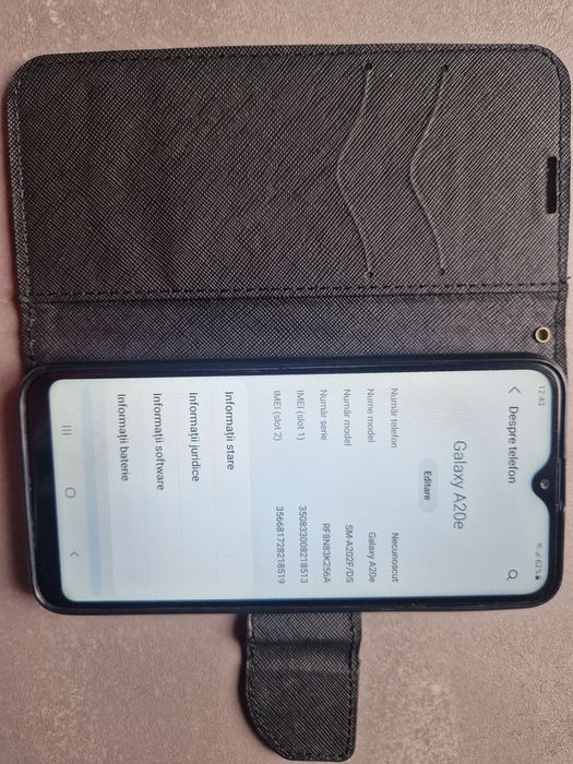Samsung A40 cu 60/4 Gb sau un A20e cu 3/32 Gb memory