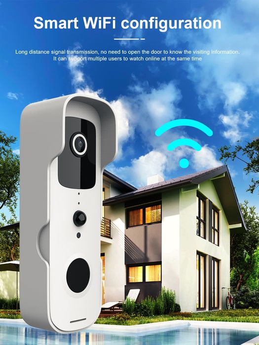 Soneria video de acasă home video doorbell cu wifi, nou