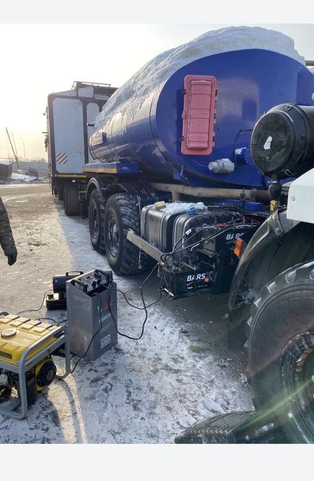 Отогрев авто. Прикурить