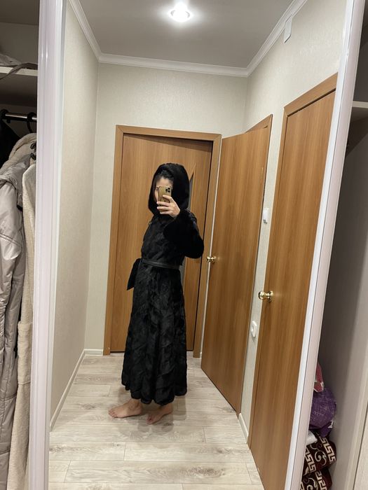 Норковая шуба в пол