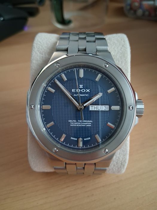 Ceas automatic Edox Delfin The Original Water Champion 200M safir