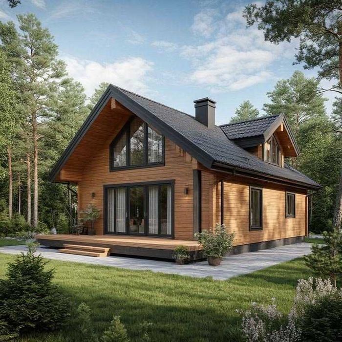 Барнхаусы, Двухэтажные бархаусы под ключ