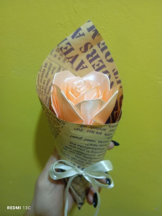 Сатенени вечни  букети