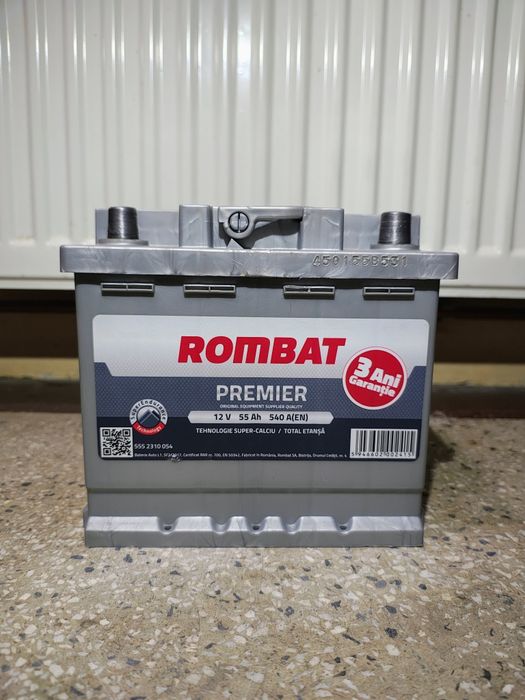 Baterii auto benzina Contact 50Ah, Rombat premier 55Ah.