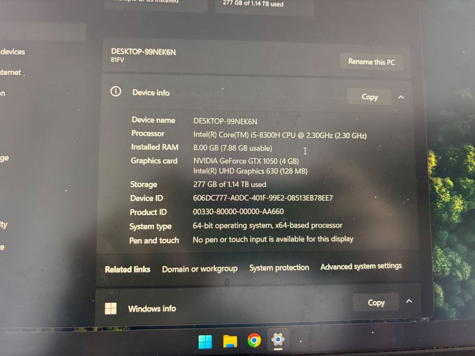 Laptop Lenovo Legion Y530