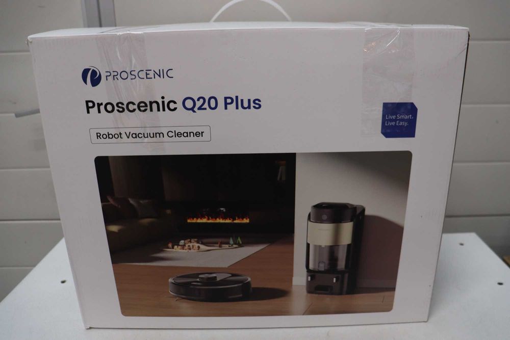 Роботизирана прахосмукачка и моп Proscenic Q20 Plus 10000 Pa/200 мин. 4L самоизпразваща се, навигация и лазер, за подове, килими и домашни любимци