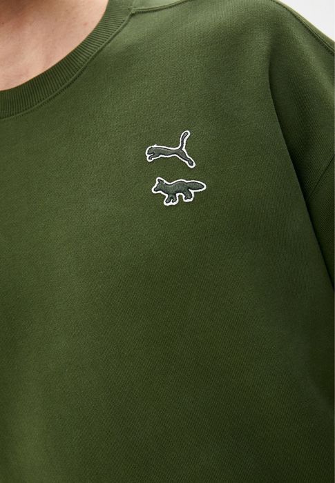 PUMA x Maison Kitsune -Patch T-Shirt - размер ХЛ-2ХЛ / Оригинал