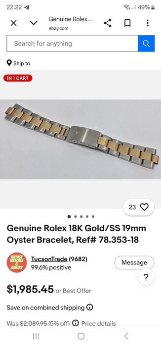 Ceas Rolex Oyster Perpetual Date 1977 aur 18 k, cal 3035 nu omega breitling zenith