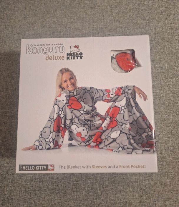 Patura hello kitty cu mâneci