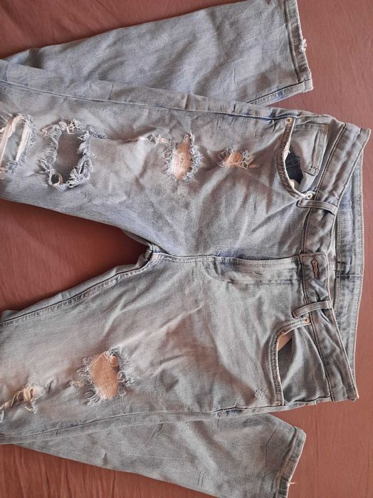 H&M мъжки дънки светъл деним