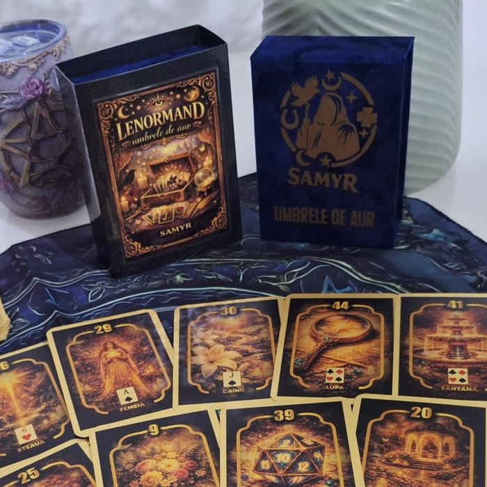 Tarot Lenormand Umbrele de Aur