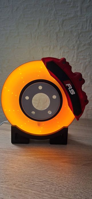 Lampă decorativă tip disc de frână