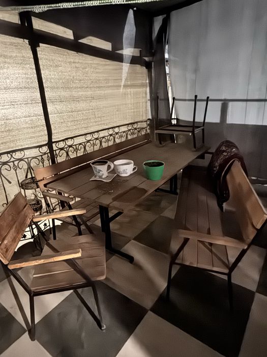 Садовая мебель комплект стол стулья скамейка