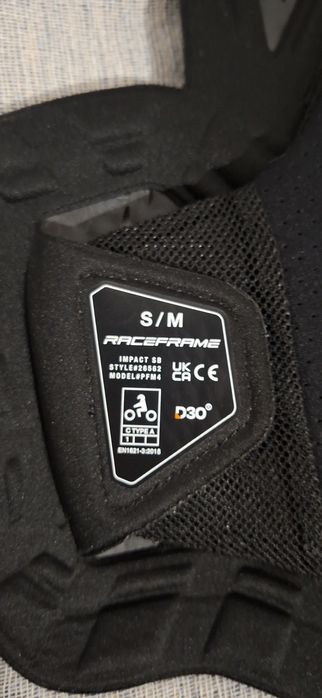 Armura Fox Raceframe Impact Soft D3  Black