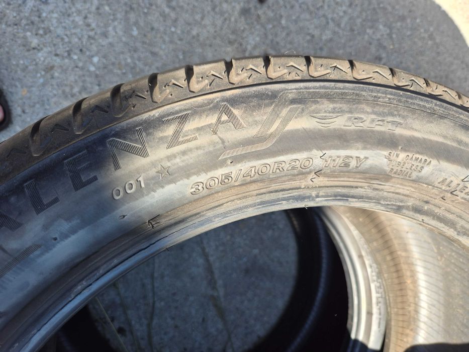 4 Anvelope de VARA - 275/45/20 - 305/40/20 - BRIDGESTONE ALENZA * OEM BMW Run-Flat - Stare F BUNA - DOT 2019 !