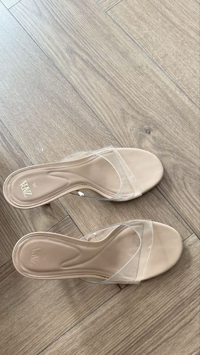 Босоножки zara прозрачные