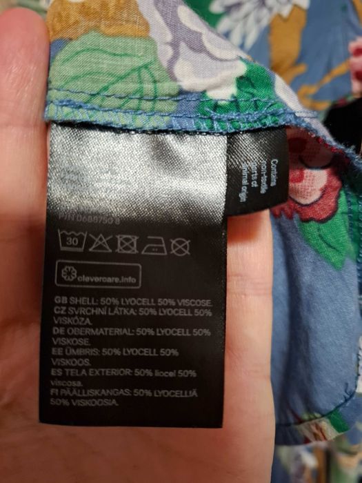 Cămașă H&M imprimeu floral mărimea S