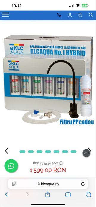 Filtru de apa KLCAQUA No.1 HYBRID