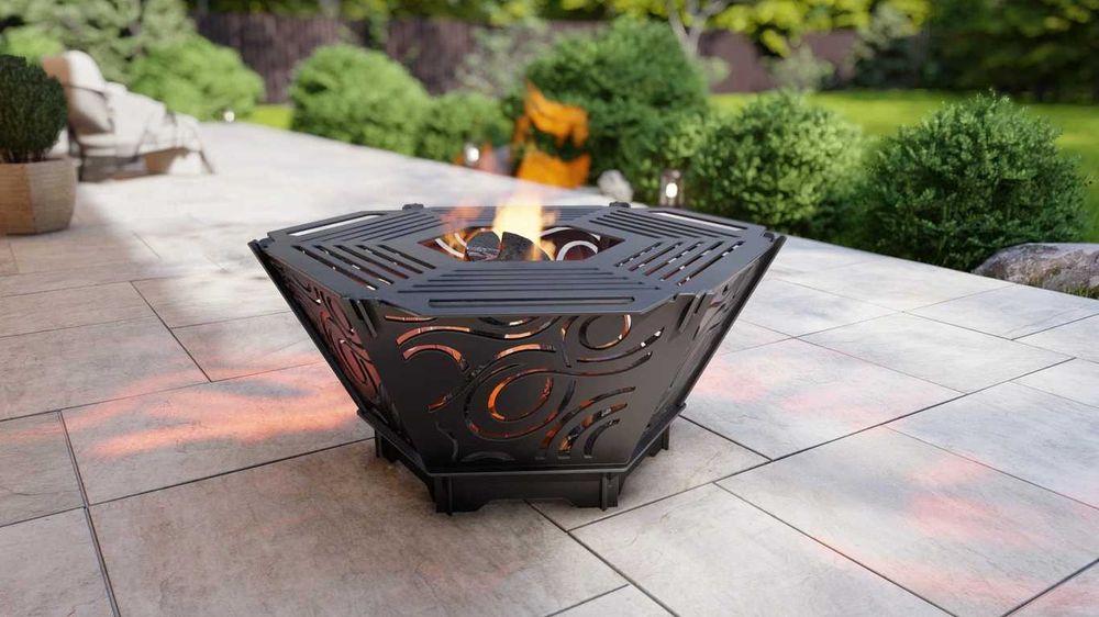 Grătar Hexagonal Premium din Tablă de Oțel 3 mm – Montabil