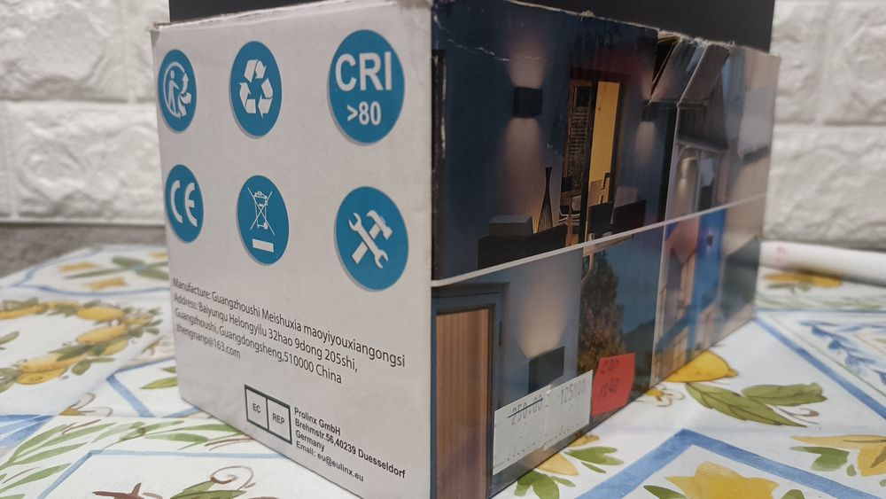 Aplică / lampa exterior Klighten ,IP65,senzor mișcare,ajustare lumina