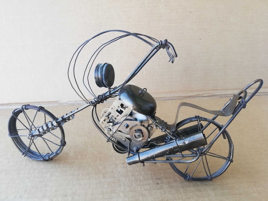 Mотор , Много красив- ръчна изработка , ИЗЦЯЛО МЕТАЛЕН