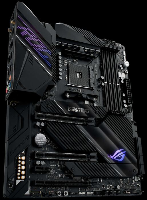 ASUS ROG Crosshair VIII Dark Hero X570 – Премиум AM4 дъно, Wi-Fi 6, DDR4