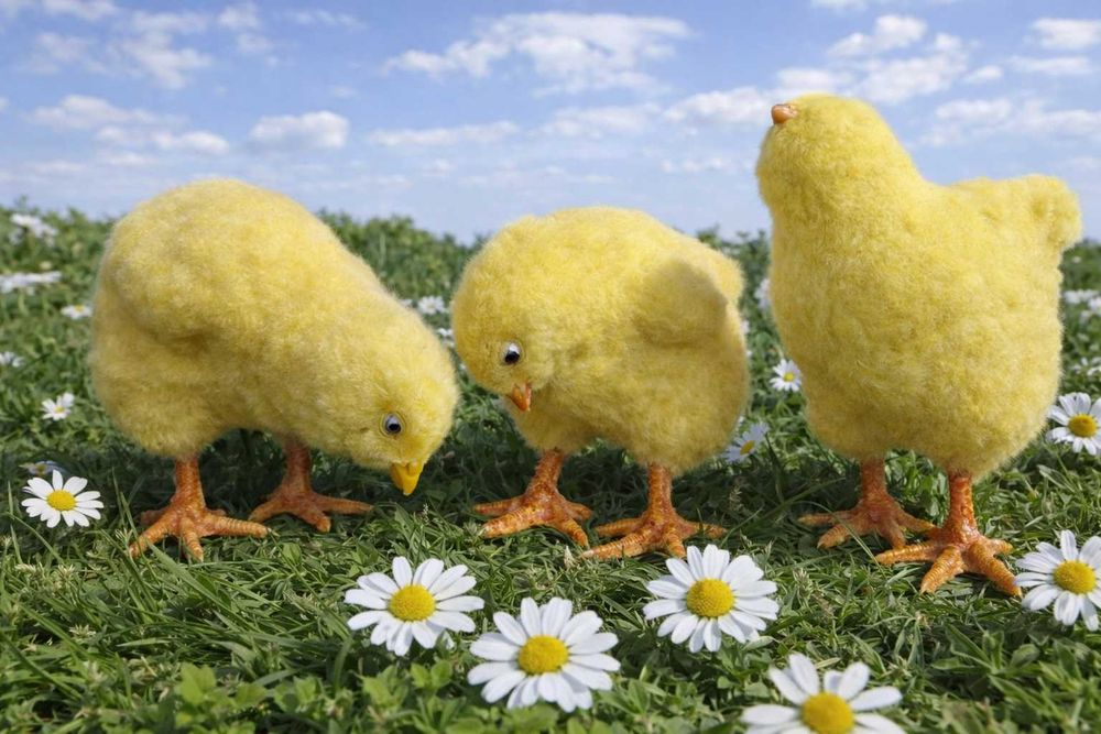 Цыпленок. Интерьерная фигурка. Фигурка для декора.