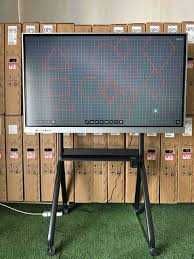 Интерактивная панель доска 75/86 дюймов с мобильной стойкой + доставка