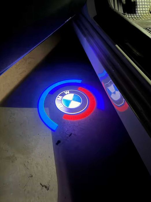 LED Светещо Лого проектор за врата Автомобил Кола BMW БМВ (2бр)