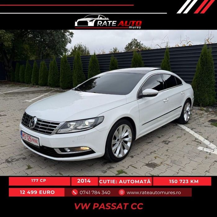 Volkswagen Passat Vw Passat CC~Automat~Interior deosebit~Rate~Buy-back~Garantie