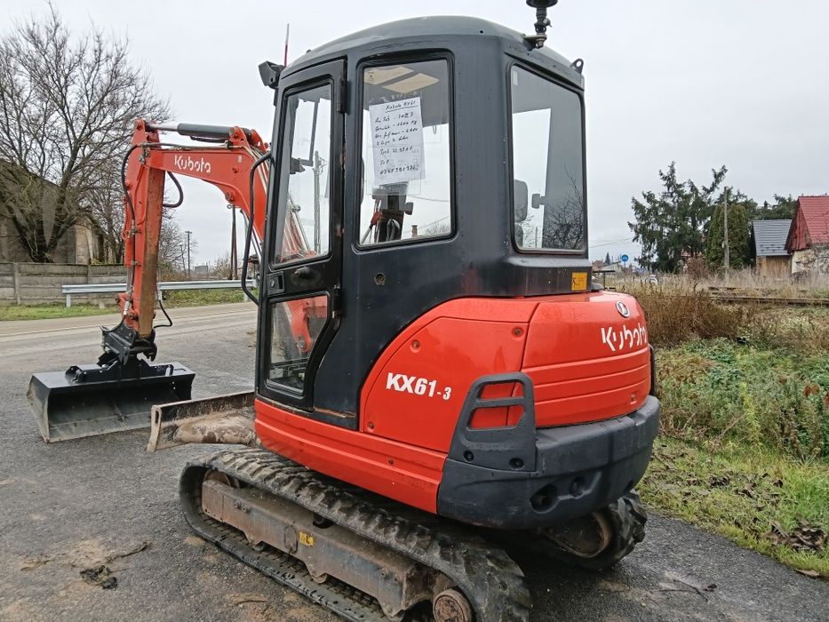 Miniexcavator kubota kx 61