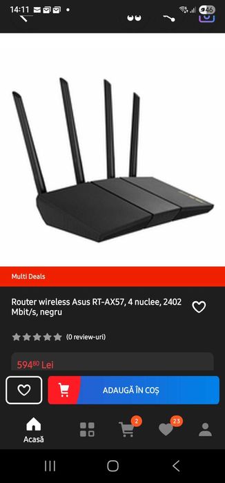 RouterAsus RT AX 57 wifi 6