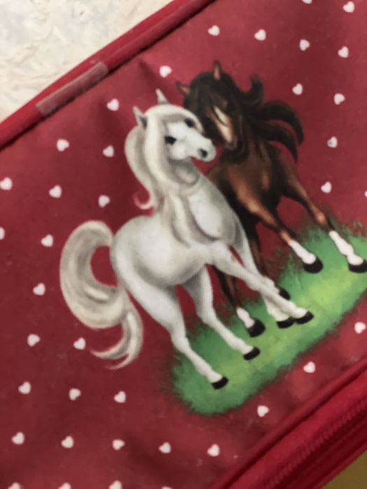 Ученическа раница коне