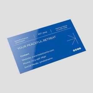 Vizitka — lux 350gsm qalin karton, tez va sifatli