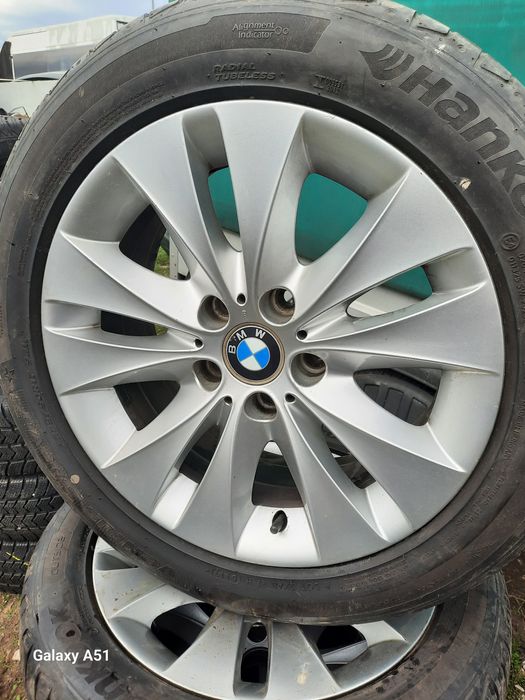 Ляти джанти с гуми,5×120 за БМВ. 17цола