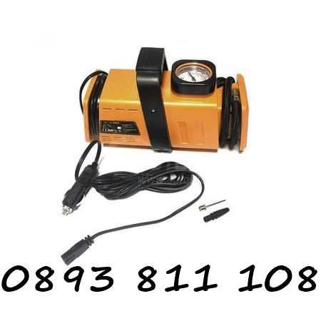 Комбиниран мощен компресор 12/220V DEFORT 90W