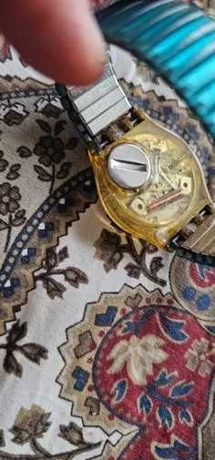 Ceas swatch irony cu curea