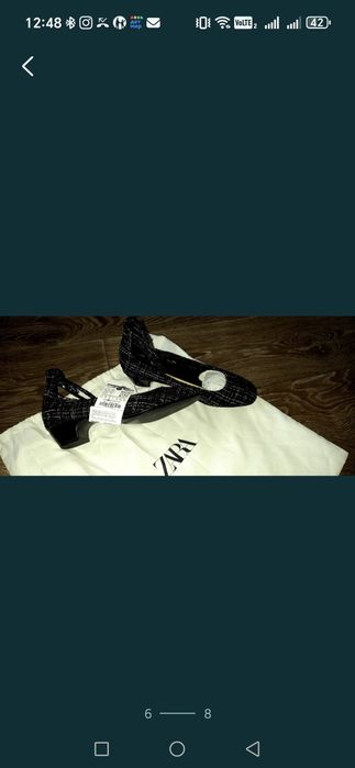 Платье Zara, туфли Zara