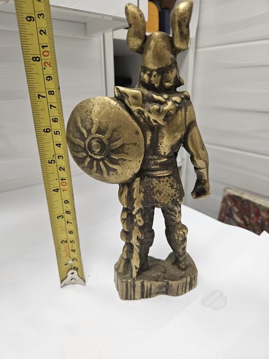 Statueta bronz plin războinic Gal/ viking