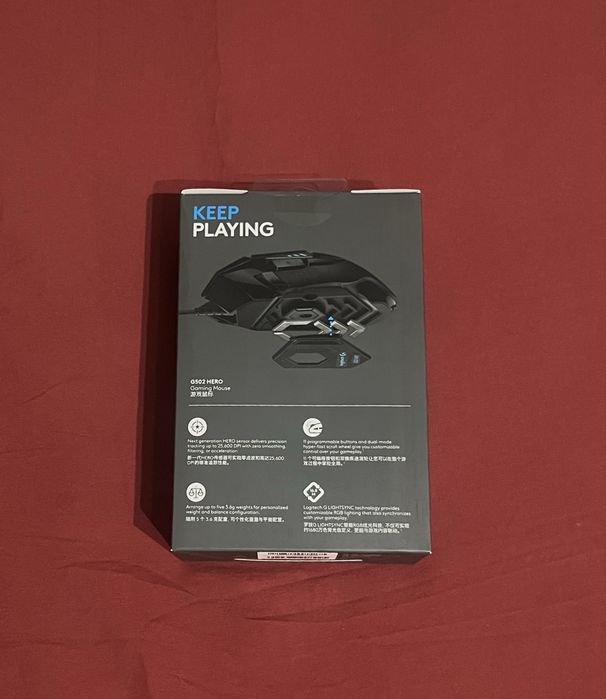 Новая мышь Logitech G502 Hero