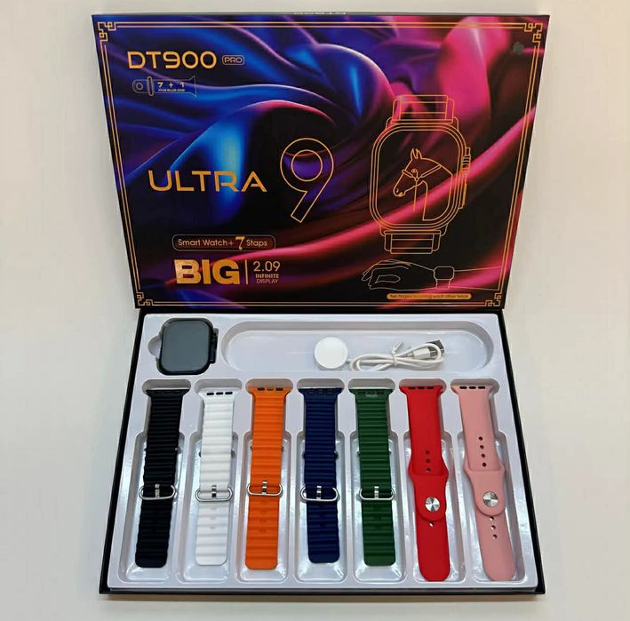 Smartwatch cu 7 curele - SIGILAT