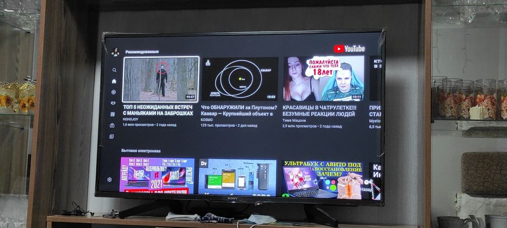 Sony bravia 4К вайфай есть Ютуб браузер