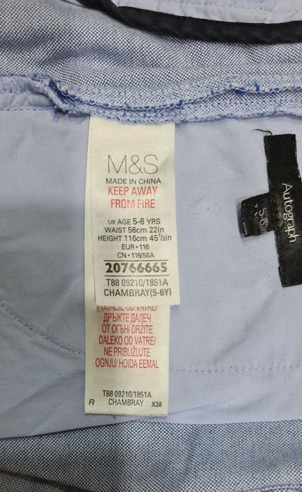 Шорты для мальчика фирмы Marks & Spencer