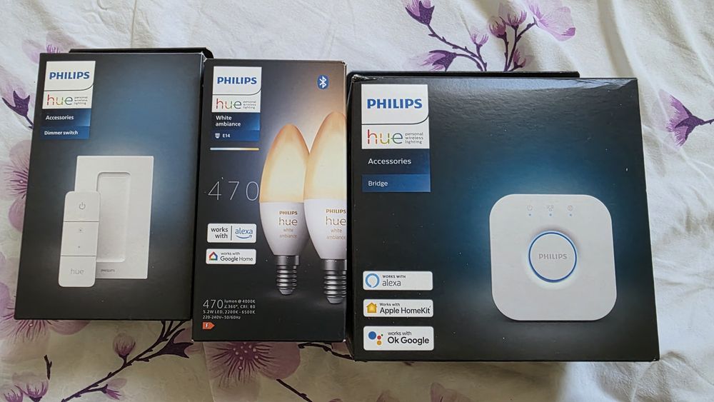 Philips Hue E14, Dimmer Switch, Bridge
